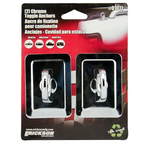 Erickson 1011 Stake Pocket Anchor - Chrome #01011 1