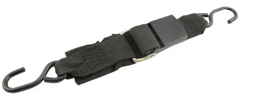 Erickson 6100 Transom Tie Down 2" X 4" - Black #06100 1