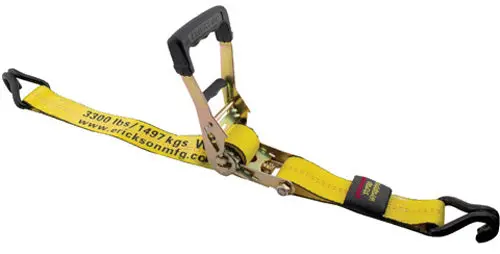 Erickson 69627 Deluxe Rubber Handle Ratchet Strap 2" X 27" #69627 1