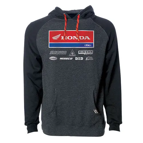 Factory Effex 2021 Honda Racewear Pullover / Charcoal-Black Xl#24-88326 1
