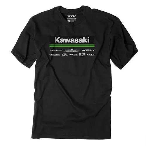 Factory Effex 2021 Kawasaki Racewear T-Shirt / Black Xxl#24-87128 1