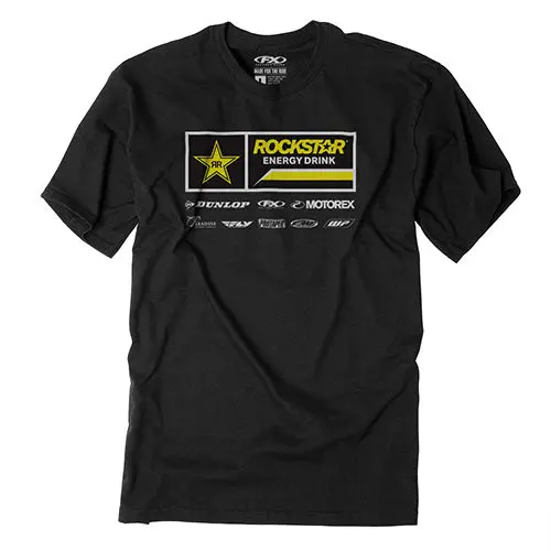 Factory Effex 2021 Rockstar Racewear T-Shirt / Black Xxl#24-87628 1