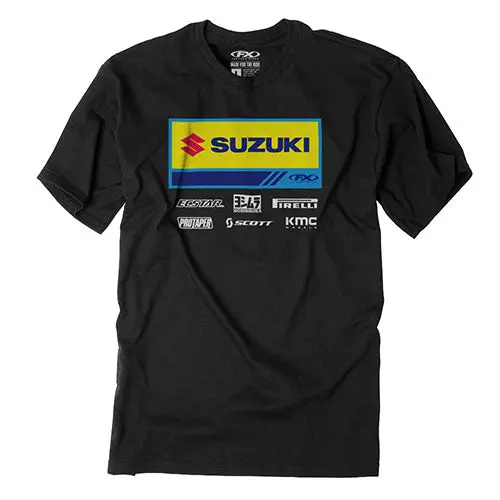 Factory Effex 2021 Suzuki Racewear T-Shirt / Black Xxl#24-87428 1