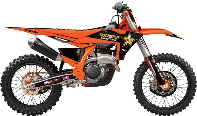 Factory Effex 2023 Rockstar Ktm Graphic Kit For Ktm 125/450 Sx/Sx-F 17#26-07534 1