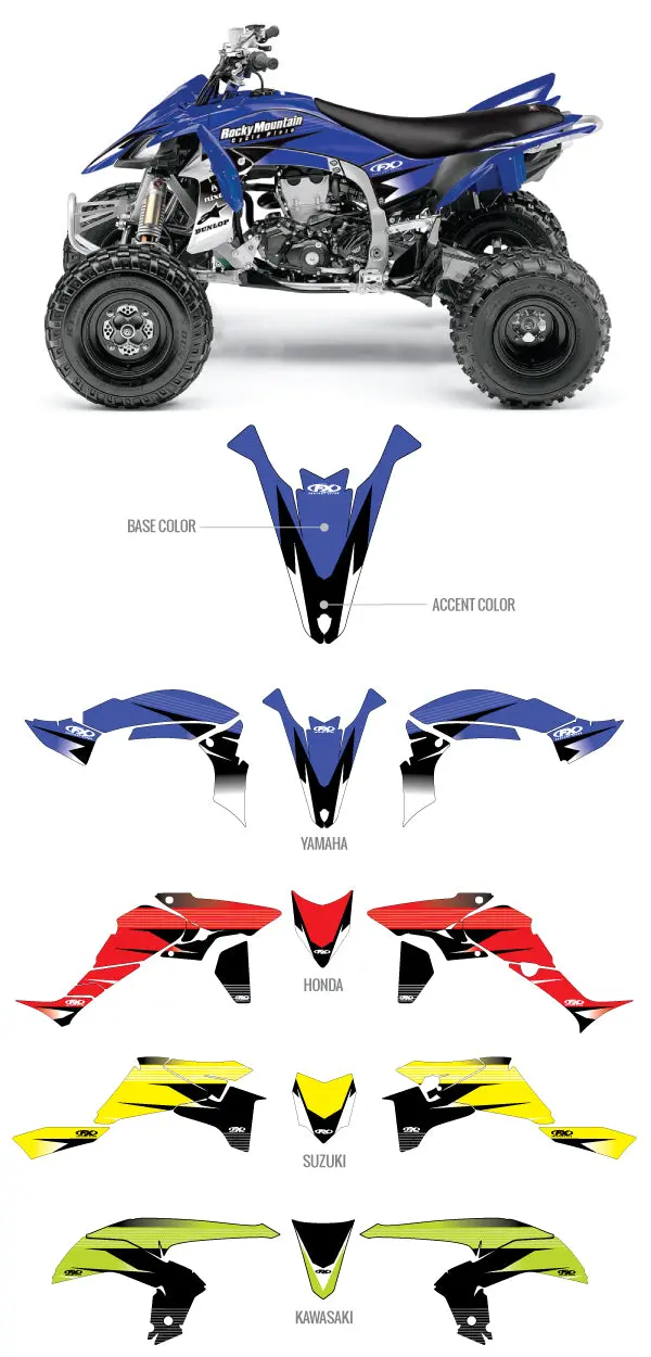 Factory Effex Atak Custom Complete Graphics Kit#01-10032 1
