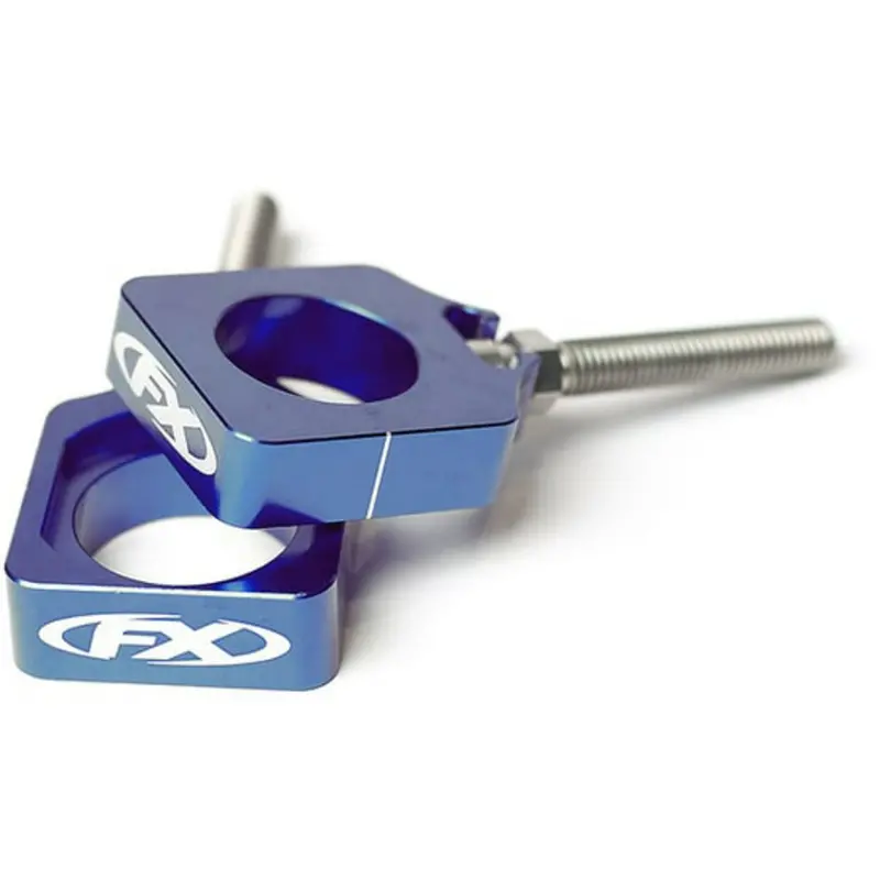 Factory Effex Blue Aluminum Lollipop Axle Blocks#22-36202 1