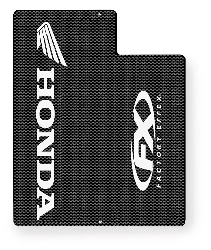 Factory Effex Carbon Upper Fork Shields 2015 Honda White#06-38320 1