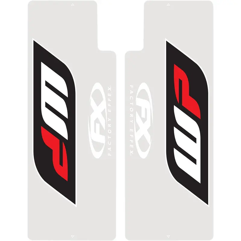 Factory Effex Clear Upper Fork Shields 2015 Clear/White#06-38010 1
