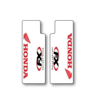 Factory Effex Clear Upper Fork Shields 2015 Honda Red#06-38302 1