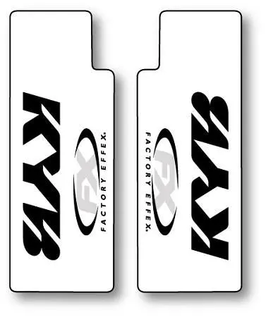 Factory Effex Clear Upper Fork Shields 2015 Kyb Black#10-38002 1