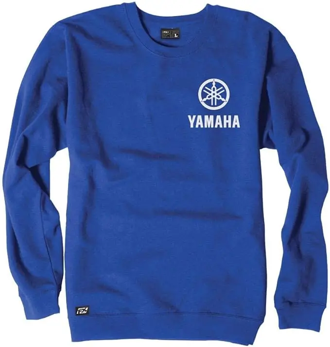 Factory Effex Crew Sweatshirt (Blue, Large)#18-88214 1