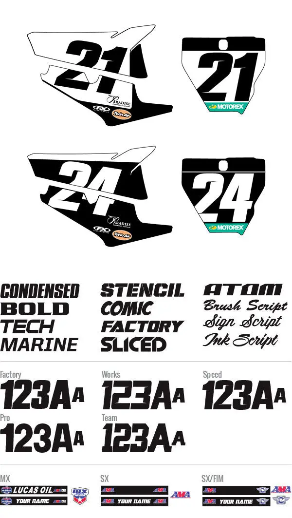 Factory Effex Custom 2021 Rockstar Husqvarna Team Edition Backgrounds#01-10222 1