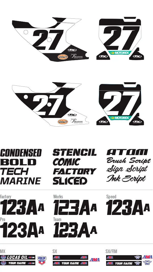 Factory Effex Custom 2023 Rockstar Husqvarna Factory Team Backgrounds#01-10224 1