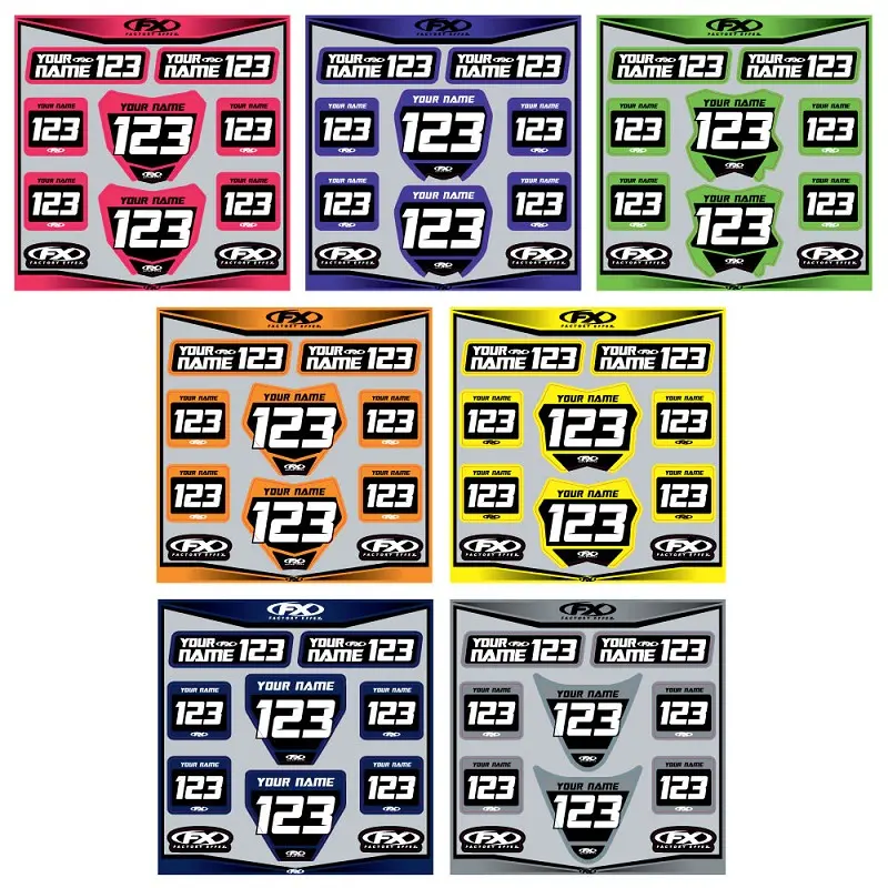 Factory Effex Custom Accessory Sticker Kit#01-98012-A 1