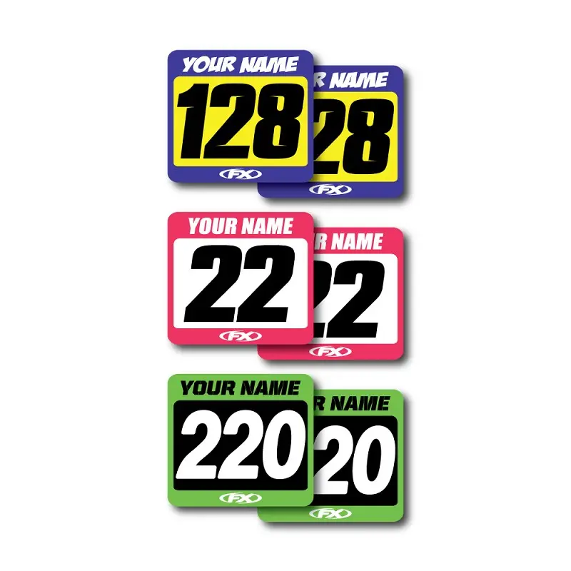 Factory Effex Custom Hub Stickers#01-62900-A 1