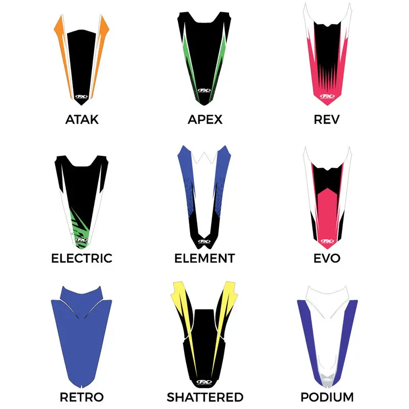 Factory Effex Custom Rear Fender Graphics#01-32000-A 1