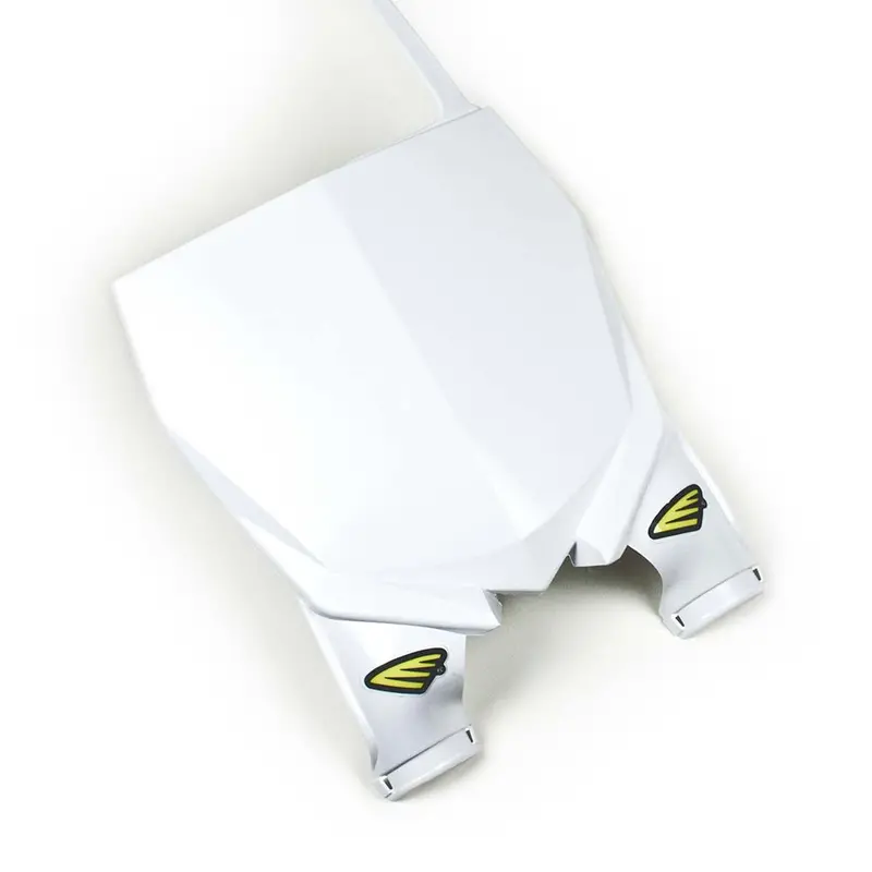 Factory Effex Cycra Plastic Front Number Plate White For Yamaha#12-73242 1