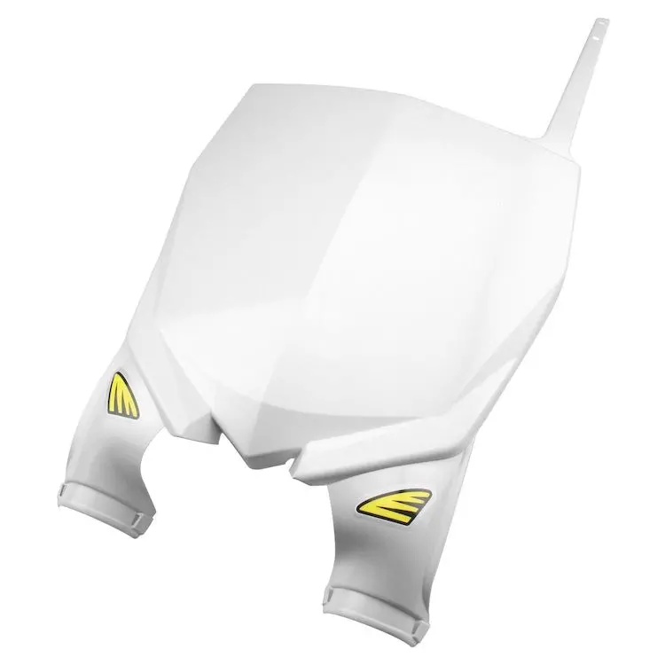 Factory Effex Cycra Plastic Front Number Plate White For Yamaha#12-73244 1