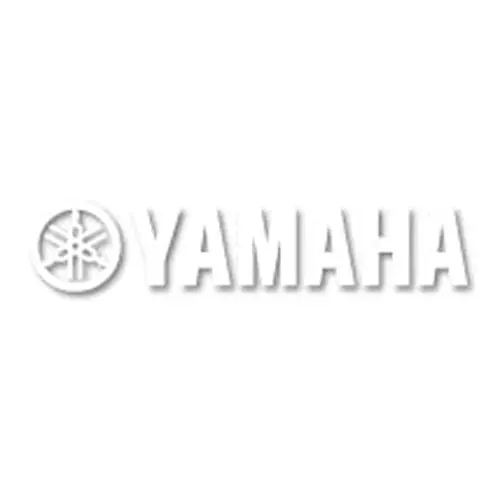 Factory Effex Die-Cut 1' Stickers 2015 Yamaha White#06-94212 1