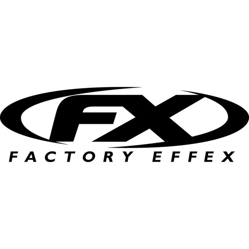 Factory Effex Die-Cut 3' Stickers 2015 Corporate Black#12-94016 1