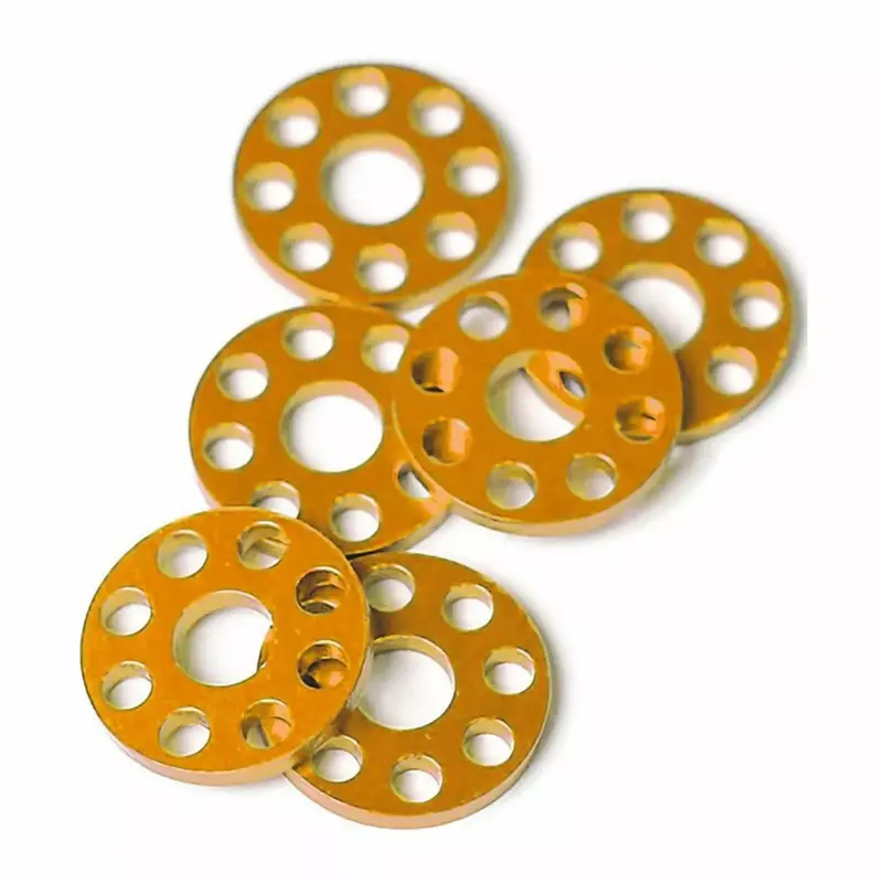 Factory Effex Drilled Washers Orange 25Mm#22-36718 1