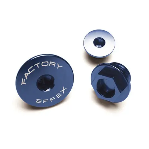Factory Effex Engine Plug Kit (Engine Plugs And Oil Fillers) Blue#12-36202 1