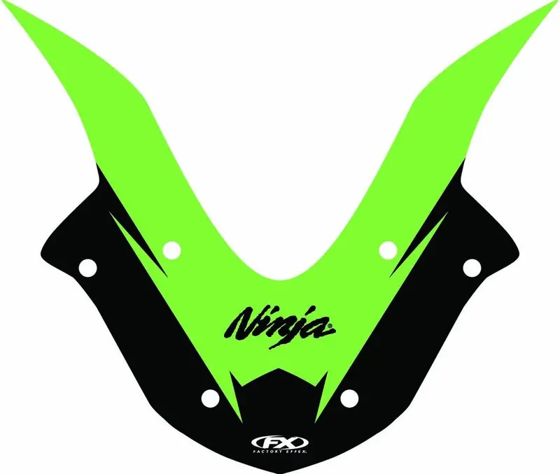 Factory Effex Ev-R Series Green Windscreen Graphic Kit#16-93116 1