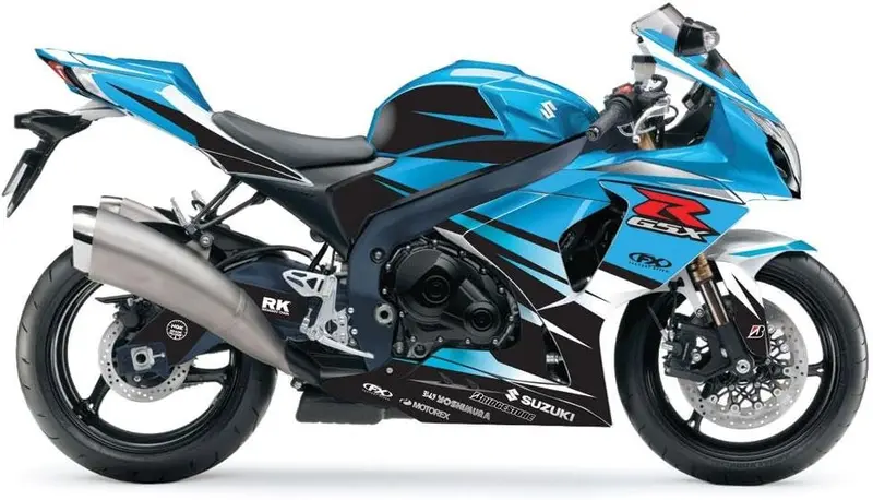 Factory Effex Ev-R Series Oem Blue Complete Street Bike Graphic Kit#15-15414-B 1
