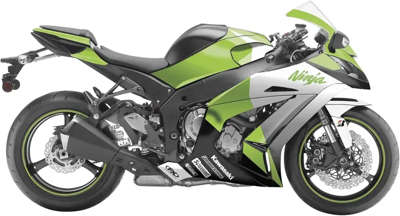 Factory Effex Ev-R Series Oem Green Complete Street Bike Graphic Kit#15-15114-G 1