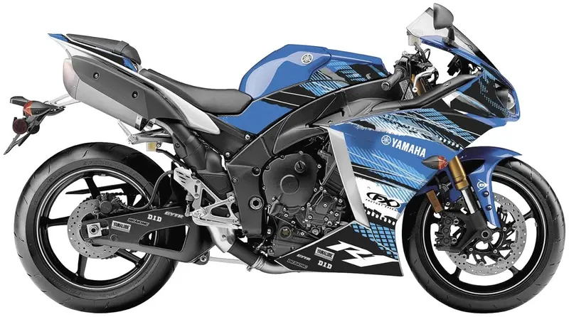 Factory Effex Ev-X Series Blue Complete Street Bike Graphic Kit#15-15220-A 1