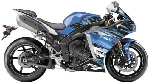 Factory Effex Ev-X Series Blue Complete Street Bike Graphic Kit#15-15224-A 1