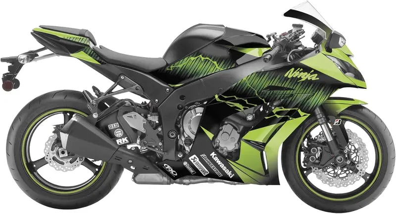 Factory Effex Ev-X Series Green Complete Street Bike Graphic Kit#15-15112-A 1