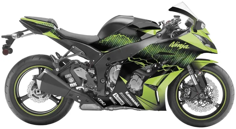 Factory Effex Ev-X Series Green Complete Street Bike Graphic Kit#15-15120-A 1