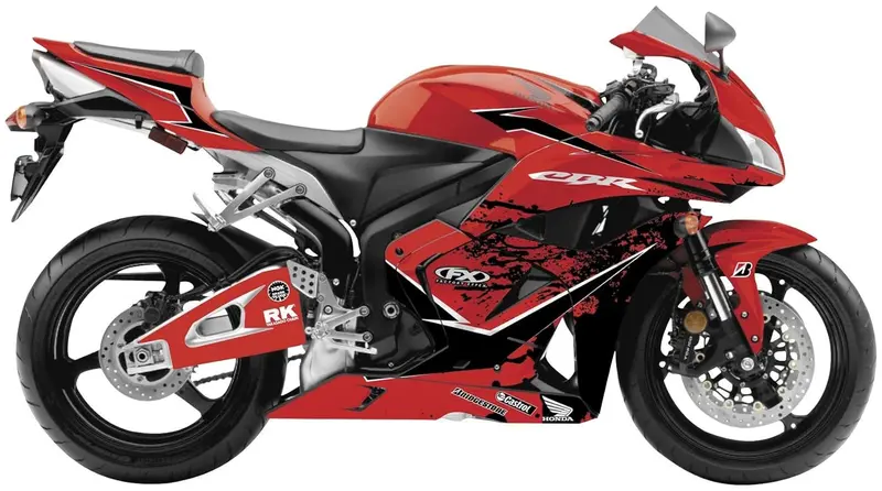 Factory Effex Ev-X Series Red Complete Street Bike Graphic Kit#15-15324-A 1