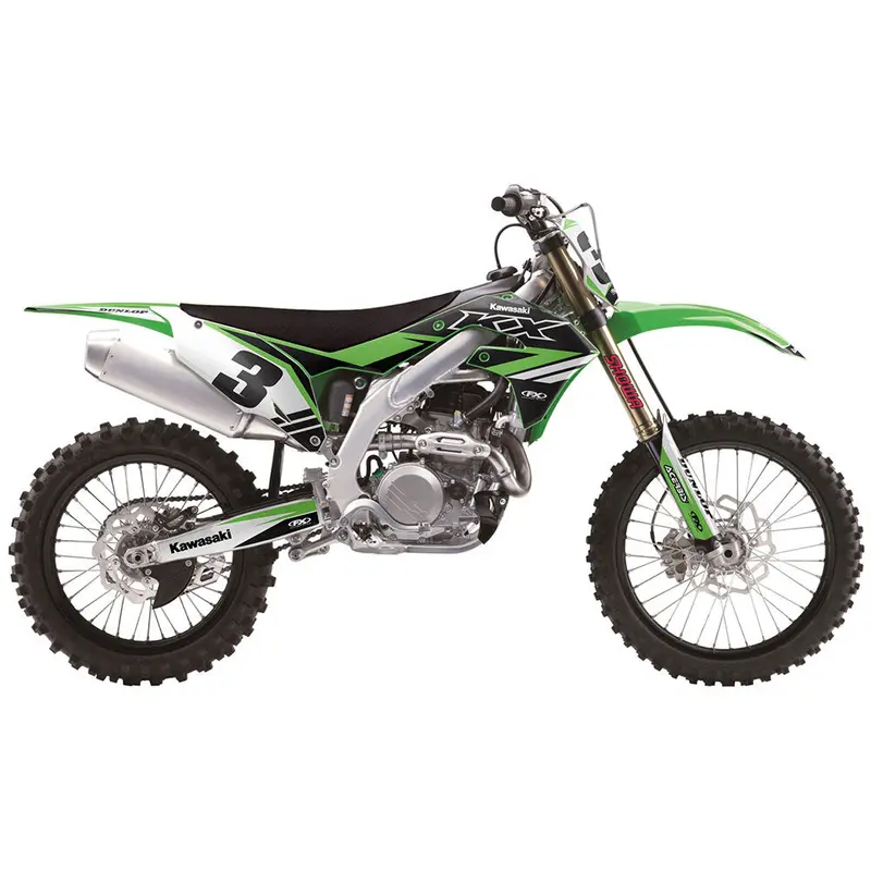 Factory Effex Evo 17 Shroud Graphic Kit For Kawasaki Kx250f 2009-2012#23-01126 1