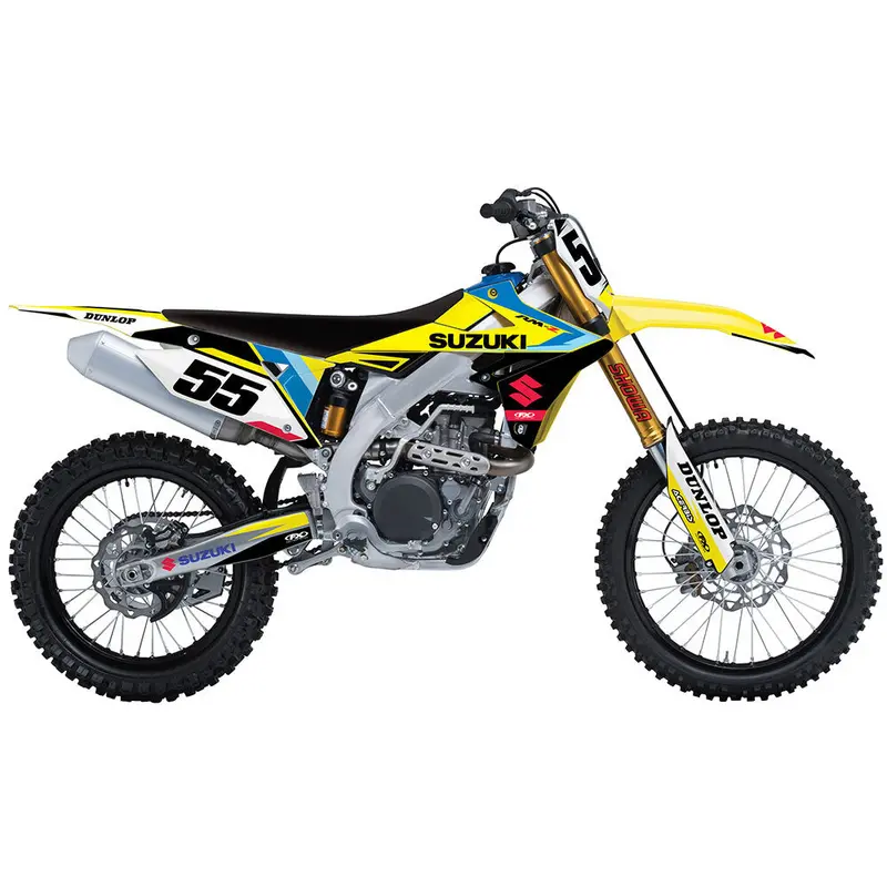 Factory Effex Evo 17 Shroud Graphic Kit For Suzuki Rmz250 2010-2018#23-01424 1