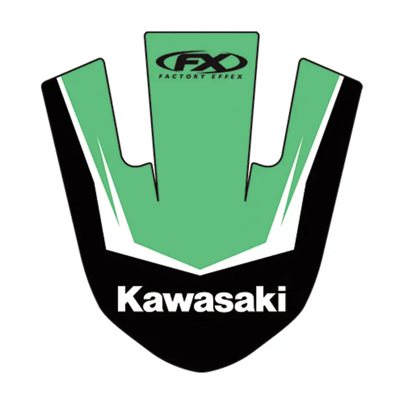 Factory Effex Front Fender Decal Green#19-30114 1