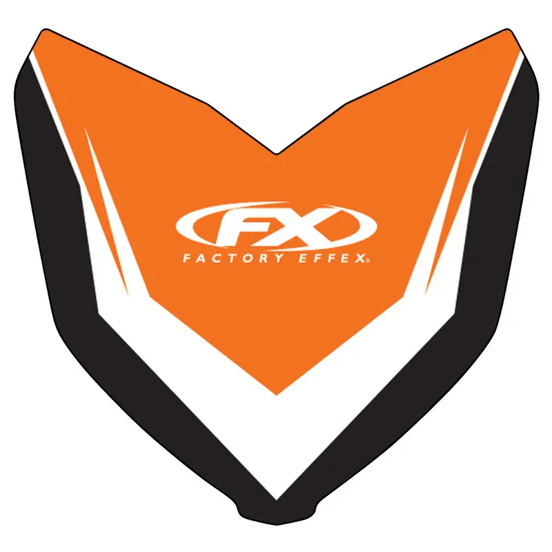 Factory Effex Front Fender Decal Orange#17-30510 1