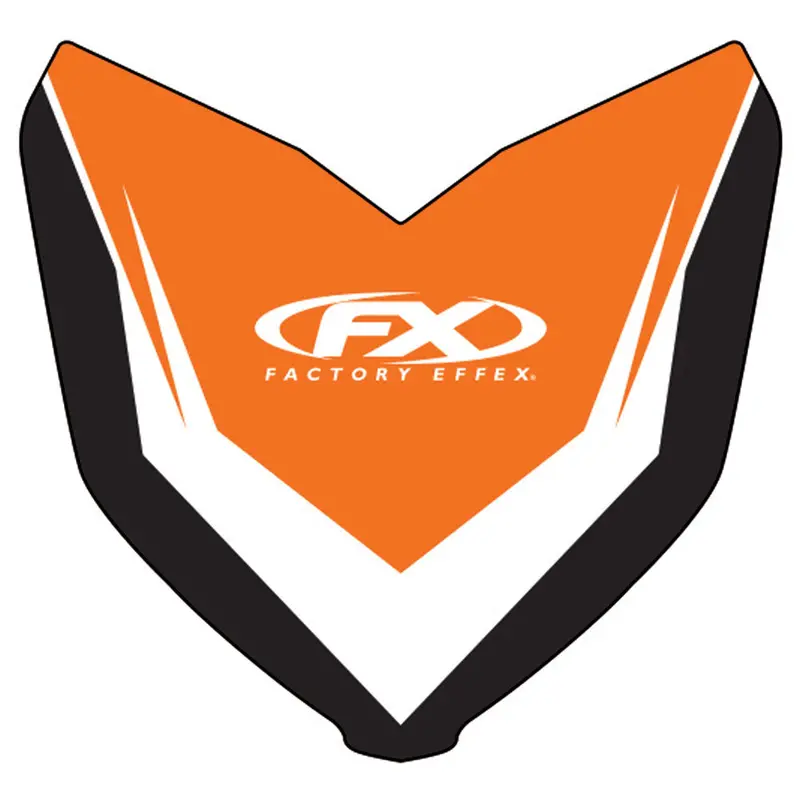Factory Effex Front Fender Decal Orange#19-30530 1