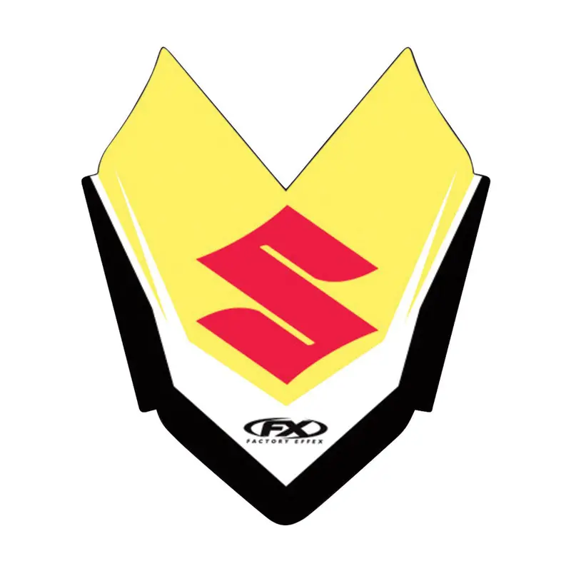 Factory Effex Front Fender Decal Yellow#19-30426 1