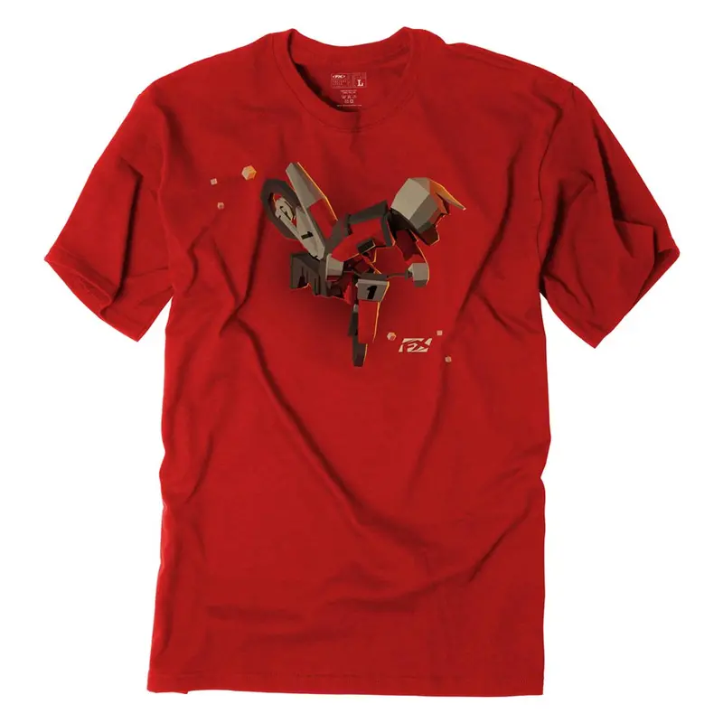 Factory Effex Fx Moto Kids Red T-Shirt (Medium, Red)#19-83712 1