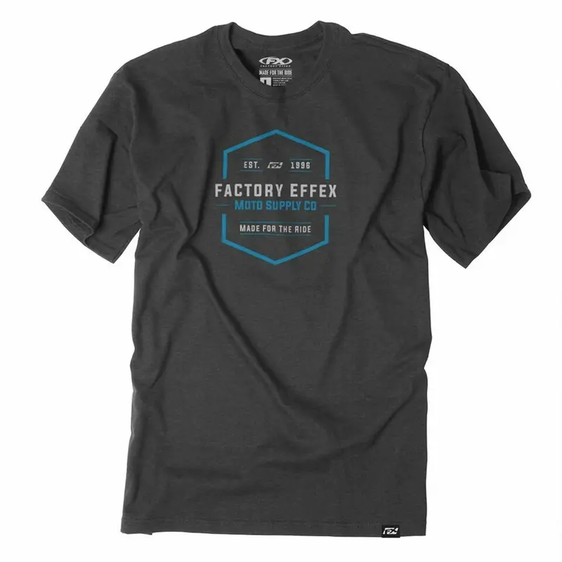 Factory Effex Fx Moto Supply T-Shirt Charcoal Large#25-87734 1
