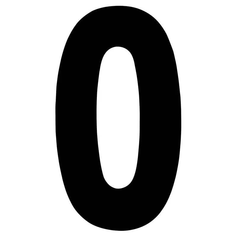 Factory Effex  Fx Pro Number #0 Black 7"#02-4340 1