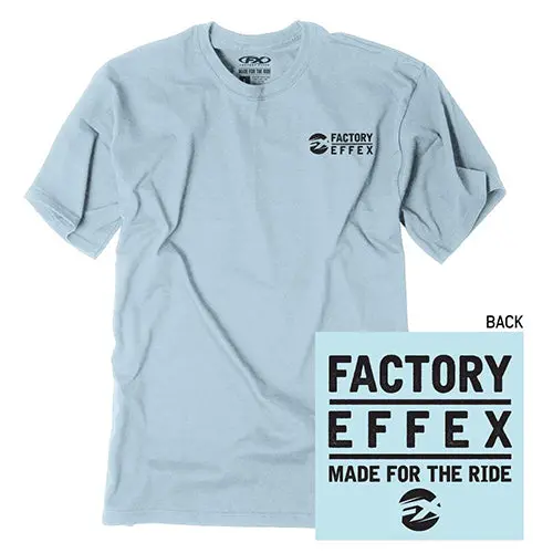 Factory Effex Fx Stamped T- Shirt / Ice Blue Xl#23-87716 1