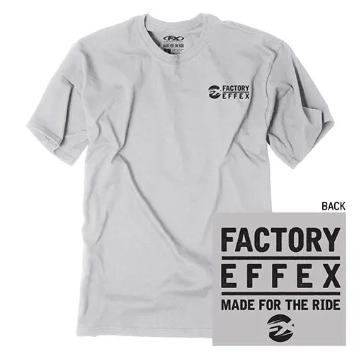 Factory Effex Fx Stamped T- Shirt / Silver L#23-87724 1