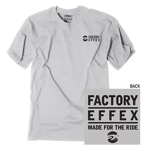 Factory Effex Fx Stamped T- Shirt / Silver Xxl#23-87728 1