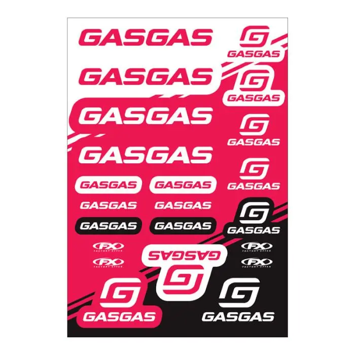 Factory Effex Gasgas Factory Sticker Sheets#25-68730 1
