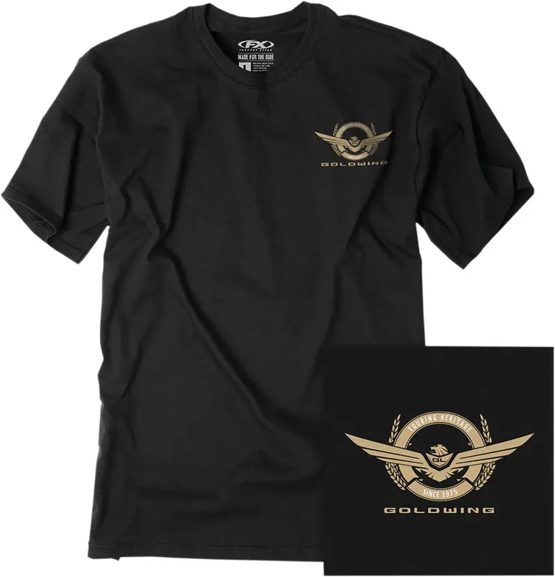 Factory Effex Goldwing Badge T-Shirt Black 2Xl#25-87828 1