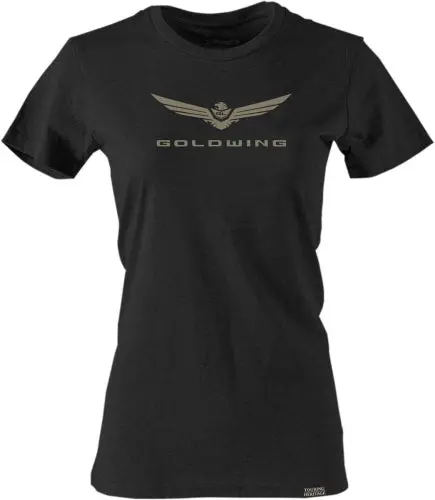 Factory Effex Goldwing Bold Women's T-Shirt Black Large#25-87854 1