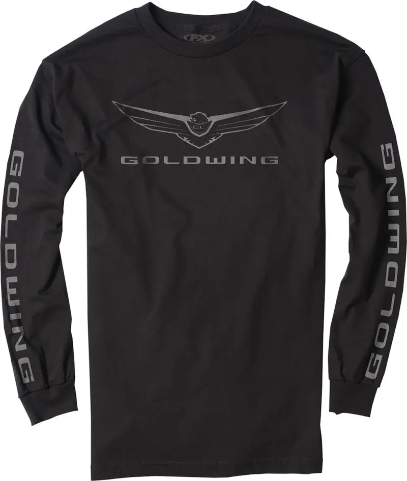 Factory Effex Goldwing Icon Long Sleeve Shirt Medium Black#25-87832 1